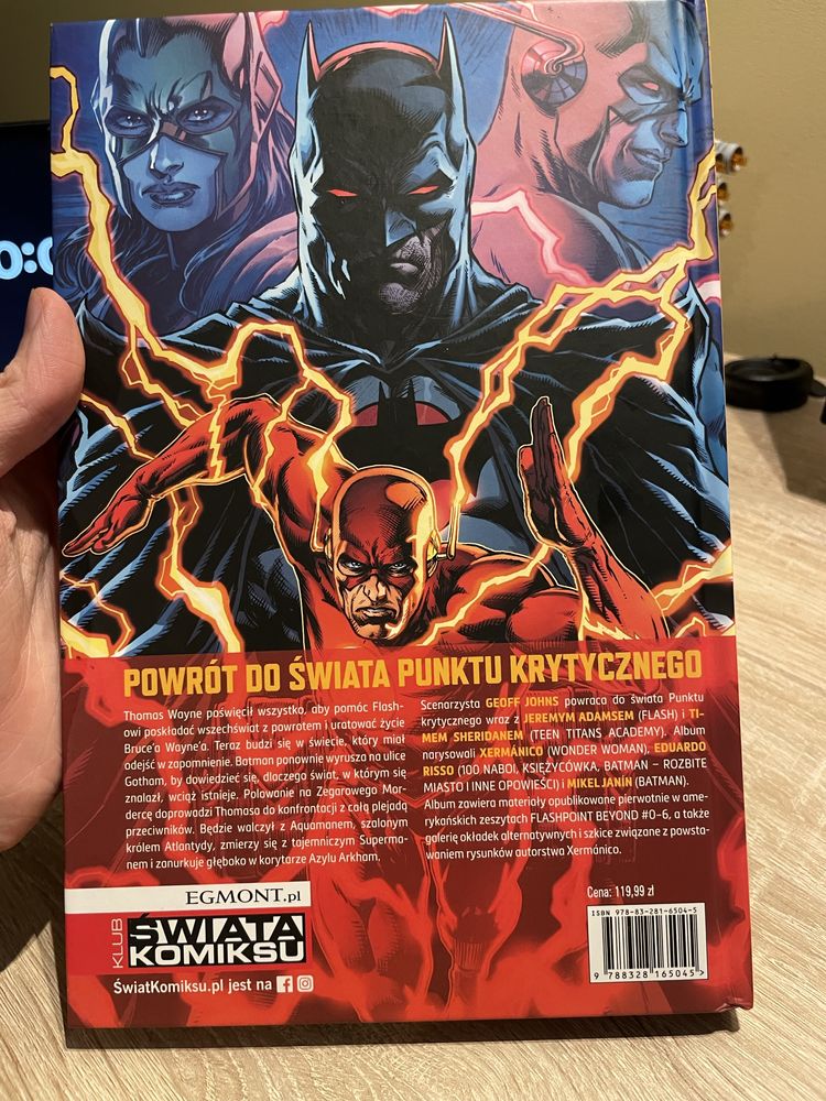 FLASHPOINT POWRÓT - Geoff Johns (stan idealny)