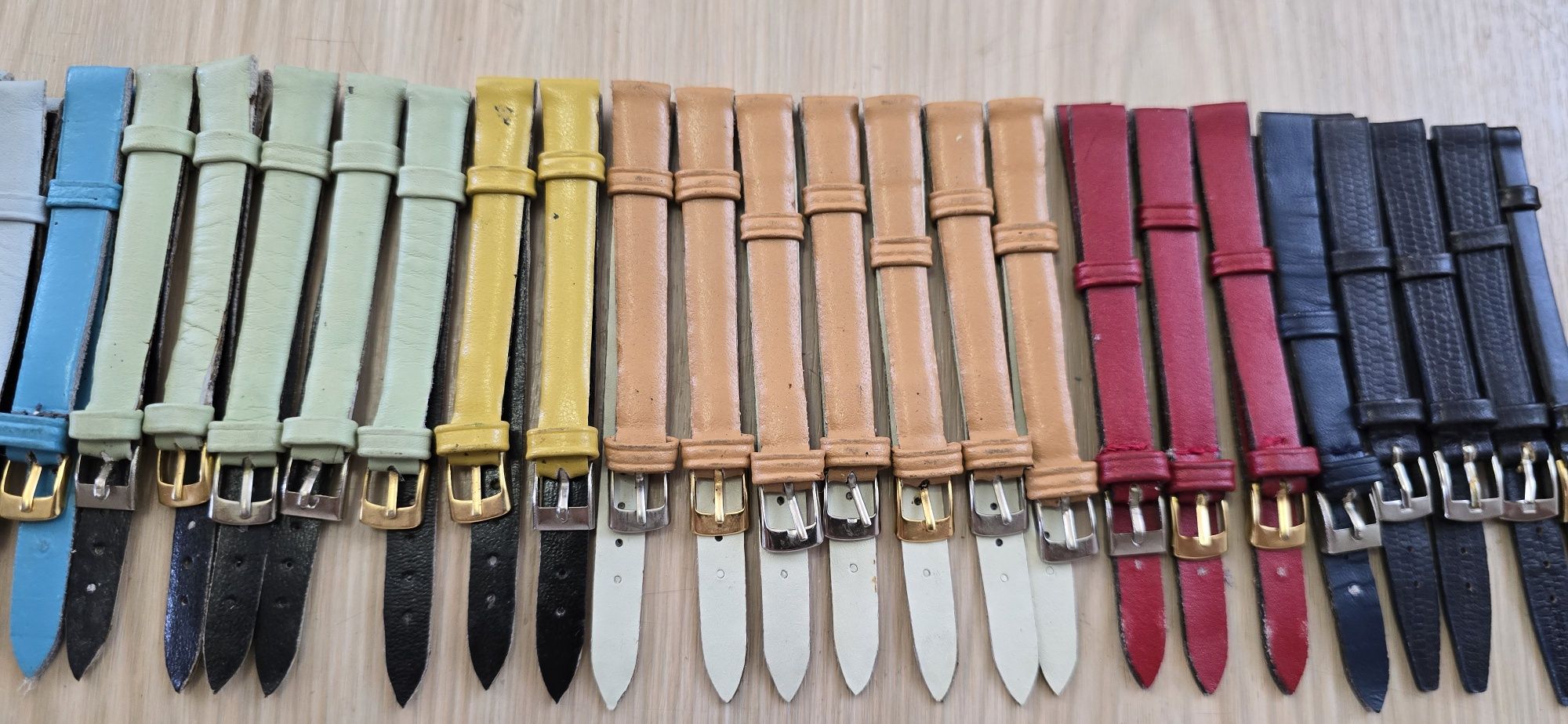 Braçaletes imitação pele Slick  10mm