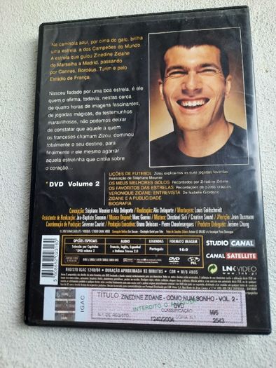 Zinedine Zidane - Como Num Sonho - Volume 1 (DVD)