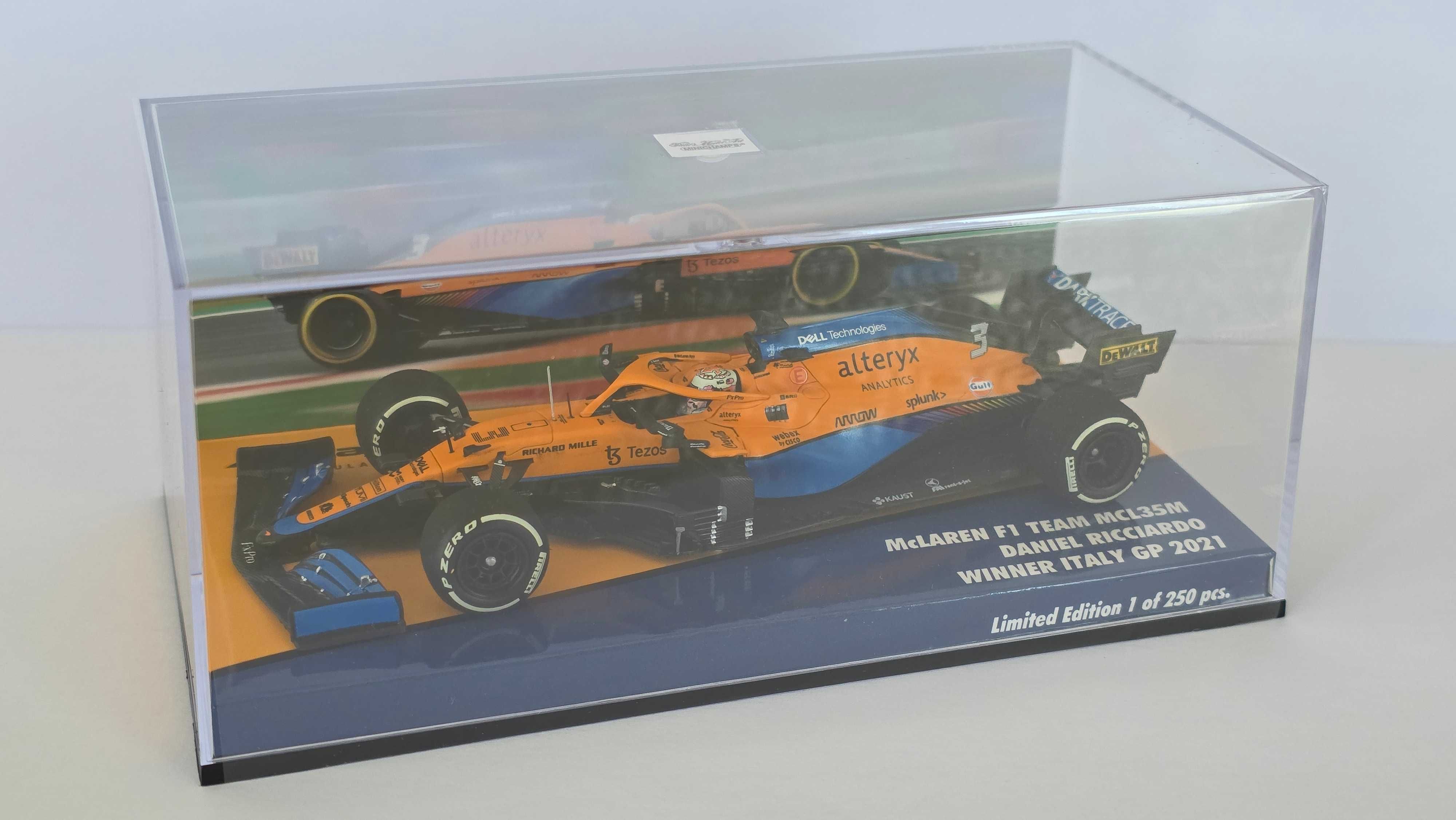 Minichamps F1 1:43 McLaren MCL35M #3 Ricciardo Vencedor GP Itália 2021
