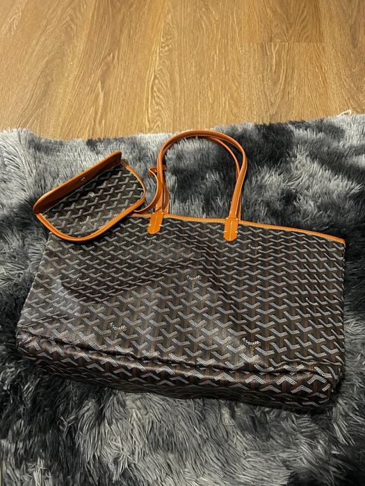 Bolsa goyard castanho