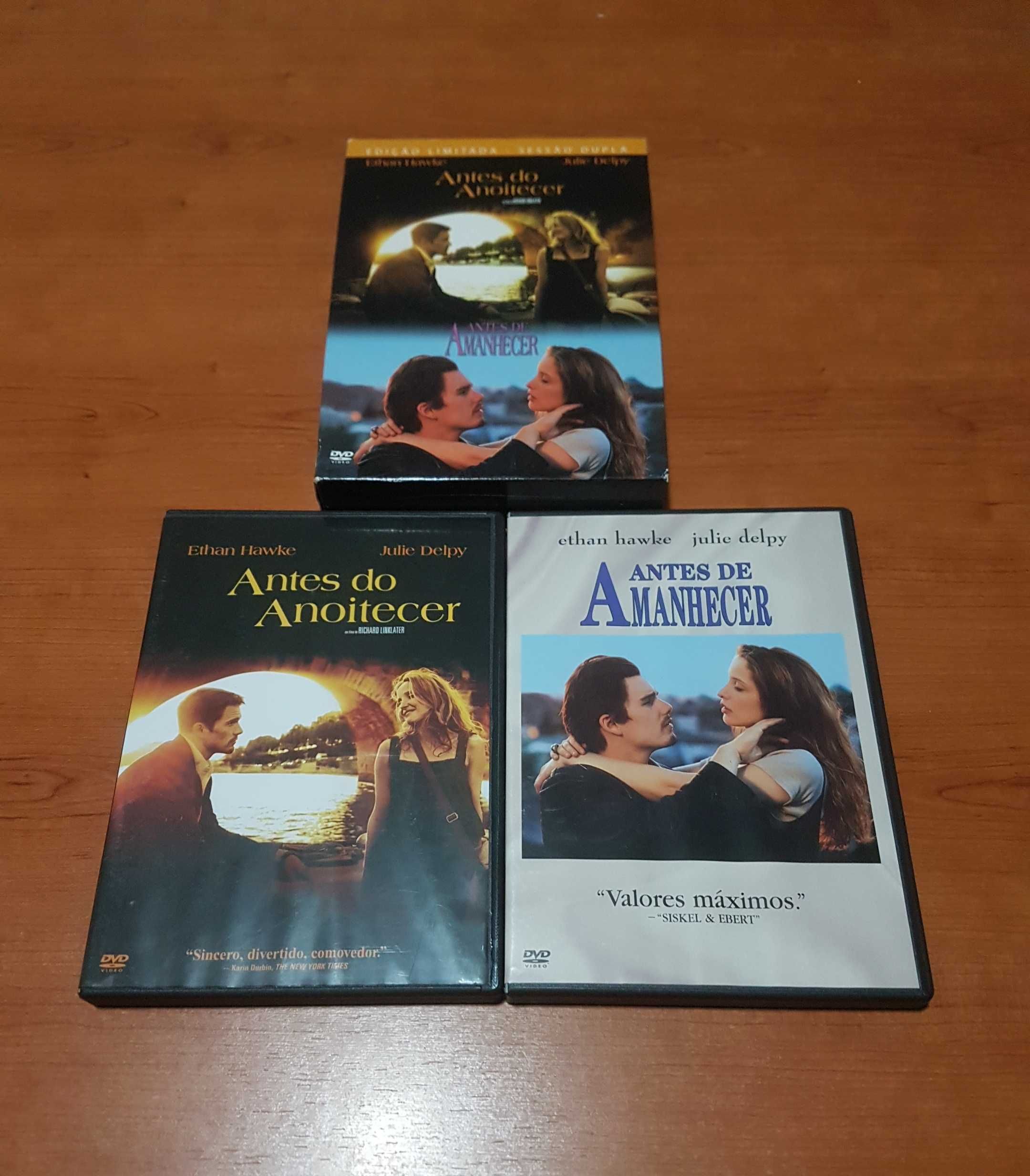 Pack ANTES DE AMANHECER / ANOITECER (Ethan Hawke/Julie Delpy)