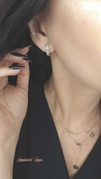 Złote kolczyki p.585/2,99g