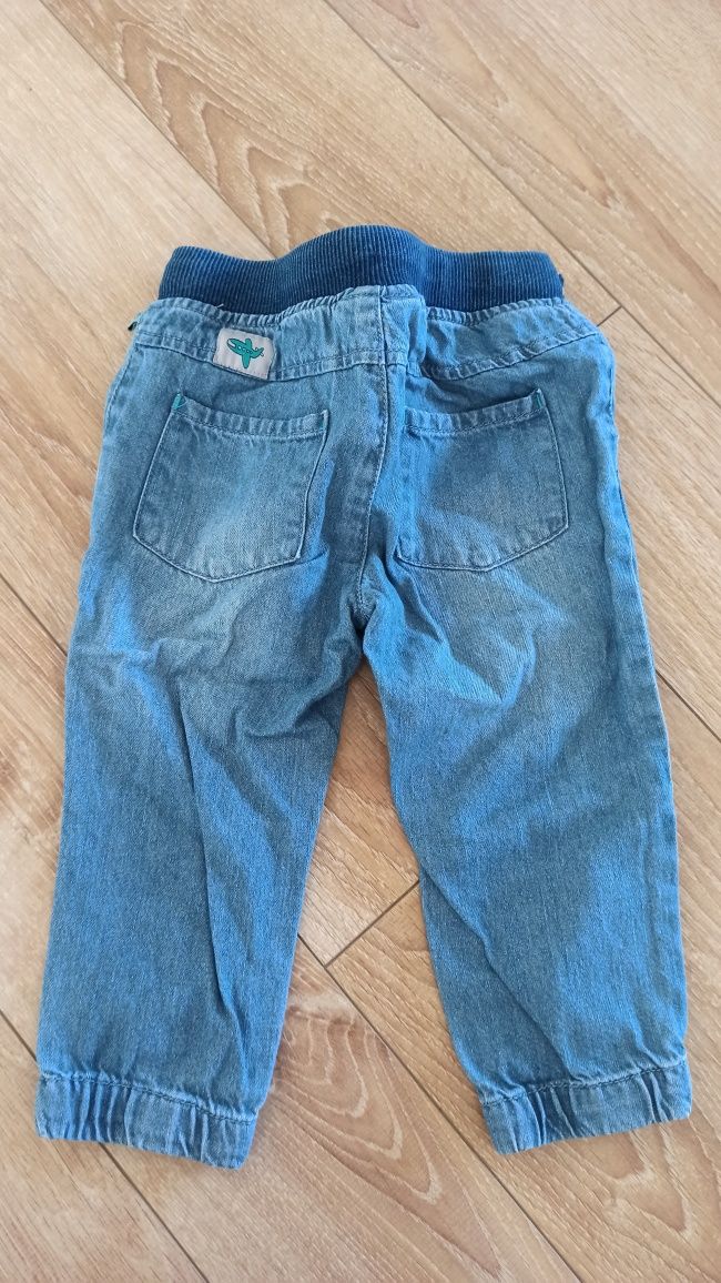 Chłopięce spodnie jeansowe Coccodrillo rozmiar 86