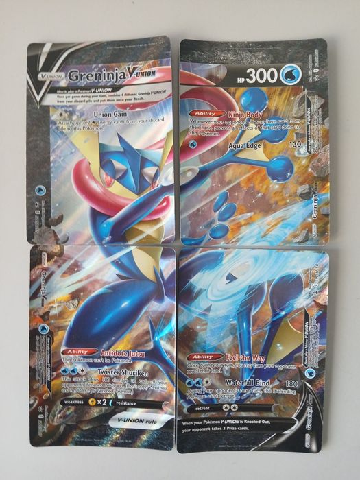 Greninja V-UNION [Set de 4] SWSH: Sword & Shield Promo Cards Holo
