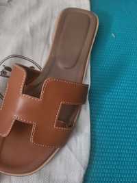 Hermes nowe klapki 38