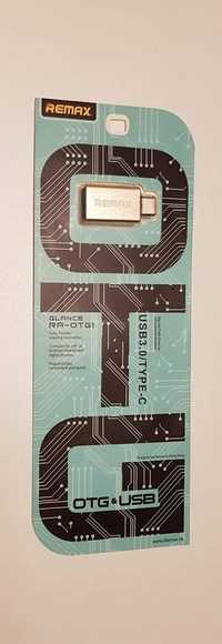 Przejściówka / adapter Remax USB-C / USB Srebrny