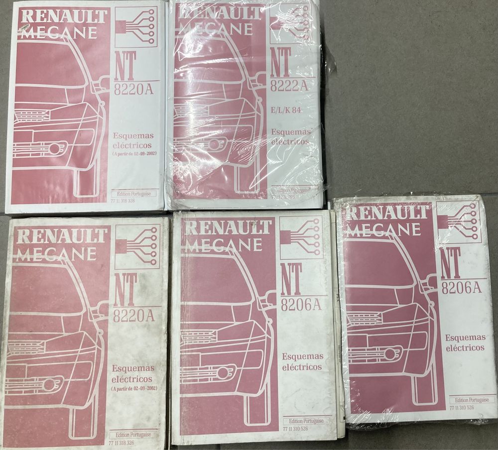 Livros tecnicos de oficina Renault