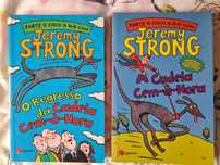 2 livros da coleção "Jeremy Strong"