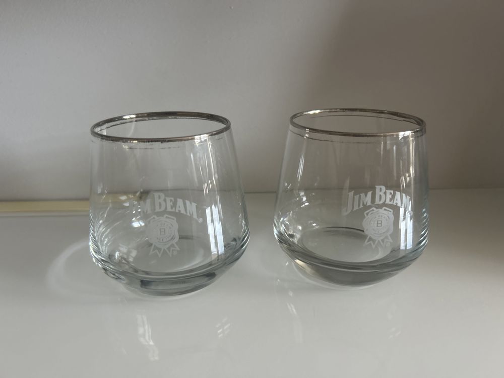Szklanki do whiski drinki Jim Beam 2 szt nowe