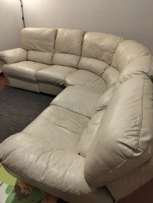 Sofá de canto com chaise longue