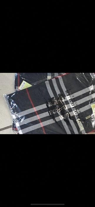 Czarna chusta szalik kaszmir Nowa