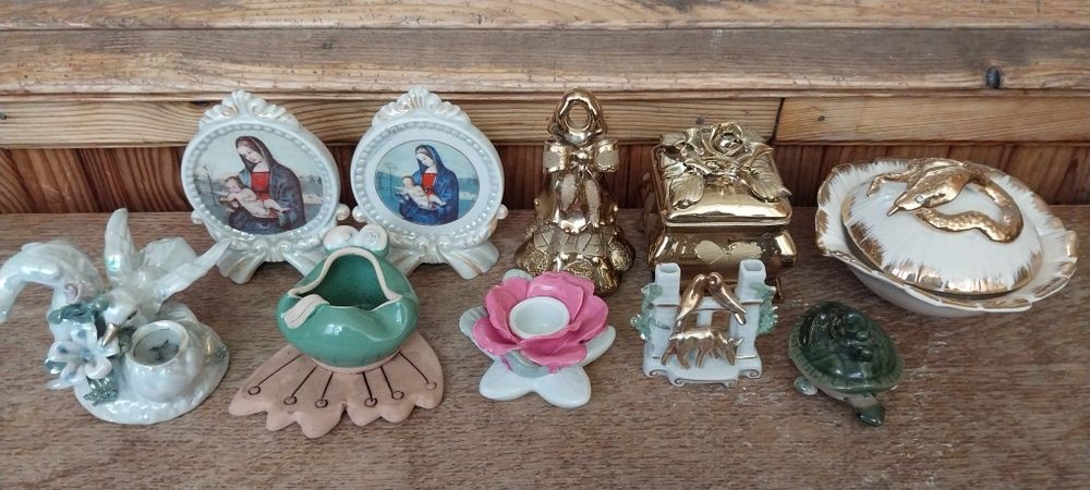 Мініатюри. Посуд. Фігурки. Чайник. Порцеляна.