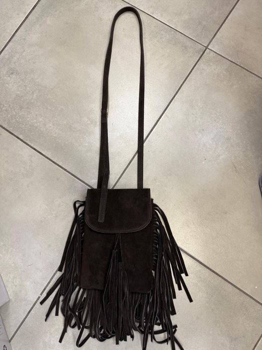 Włoska torebka zamszową w stylu Bocho