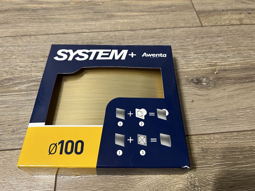 System+ Awenta PEZ100 Escudo panel złoty do wentylatora