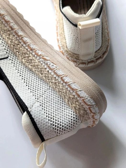 Espadryle tenisówki slip on tekstylne sznurek Boho vintage na lato 36