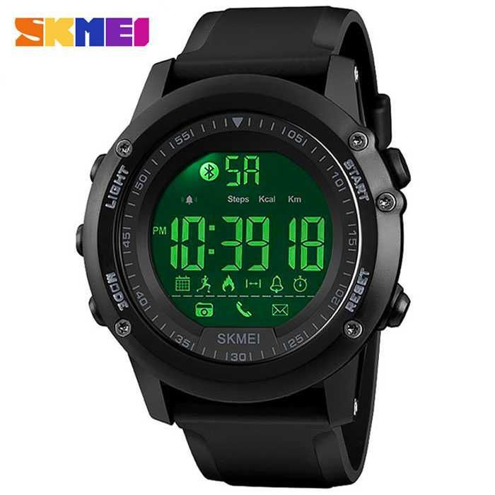 Часы наручные (годинник) SKMEI 1321 Smart Watch Bluetooth чёрные