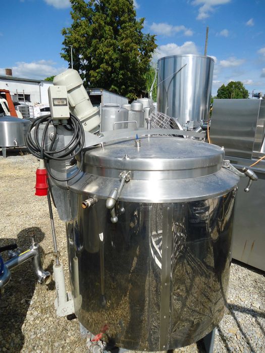 Zbiornik 500L z mieszadłem grzanie chłodzenie nierdzewny serowarski ko