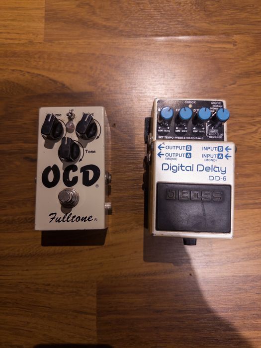 OCD Fulltone e DD6 Boss