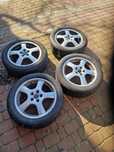 Sprzedam felgi 5x112 R17 marki Borbet wraz z oponami letnimi