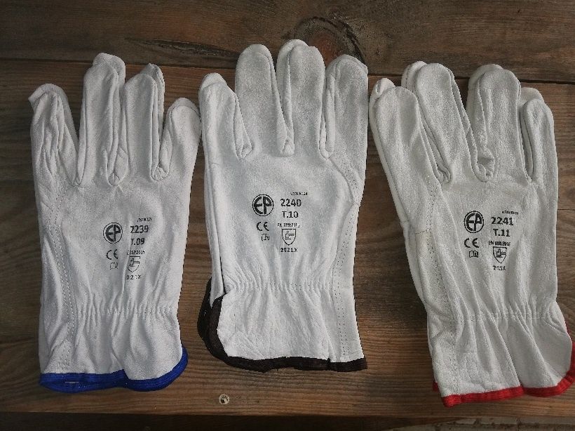 Robocze rękawice skórzane