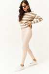 Olalook 36 S Kremowe Legginsy Z Wysokim Stanem X253