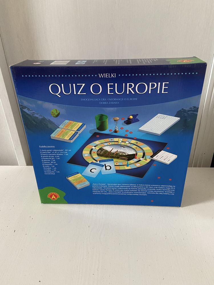 Gra Quiz o Europie, Alexander, wiek 10+, NOWA