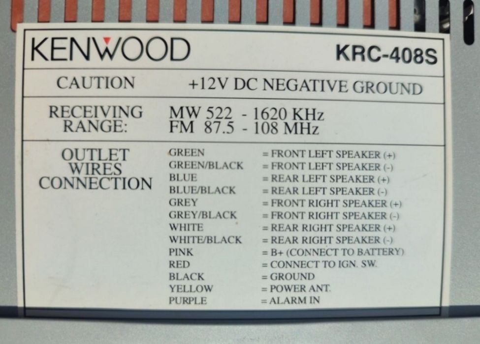 Автомагнитола Kenwood,новая