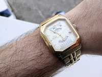 Piękna złota kostka zegarek orient perłowy no seiko citizen certina