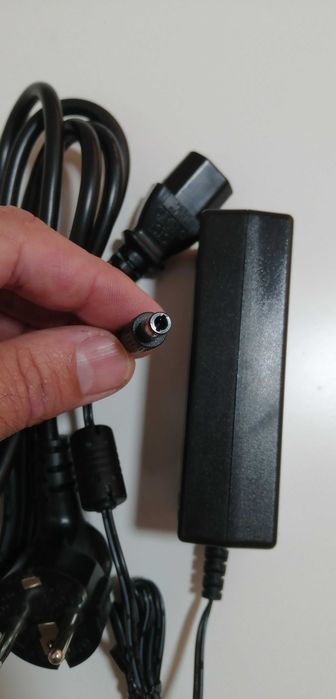 Carregador portátil HP, fonte AC monitor HP