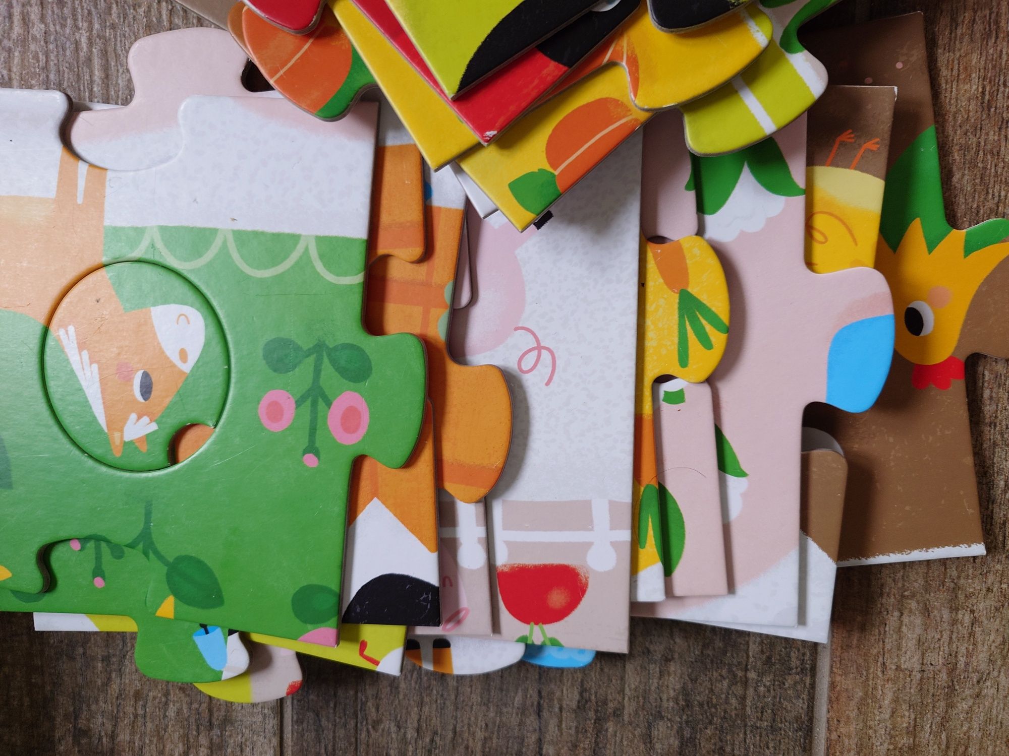 Czy czu duże puzzle z dziurką wieś 2+