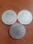 Un peso 1 pesos Meksyk  3 szt