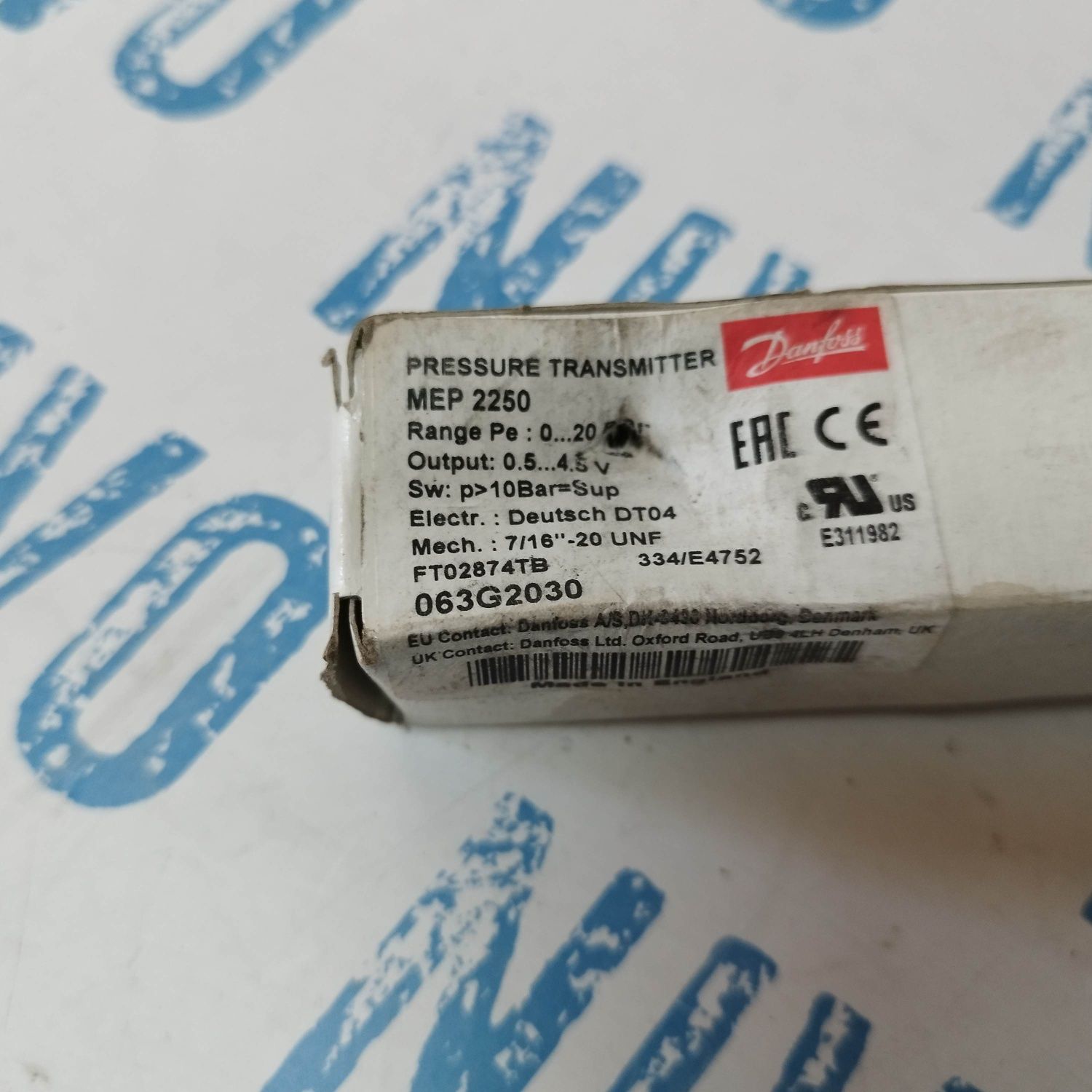 Przetwornik cisnienia jcb 334/e4752 mep 2250 Danfoss