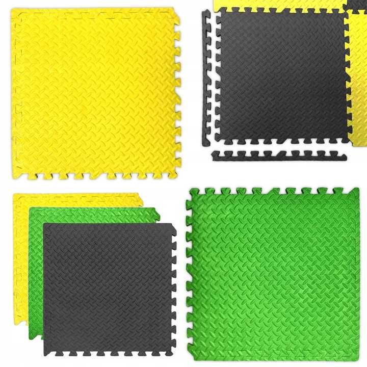 Mata do ćwiczeń do siłowni domu 6szt puzzle ochronne 60x60 cm