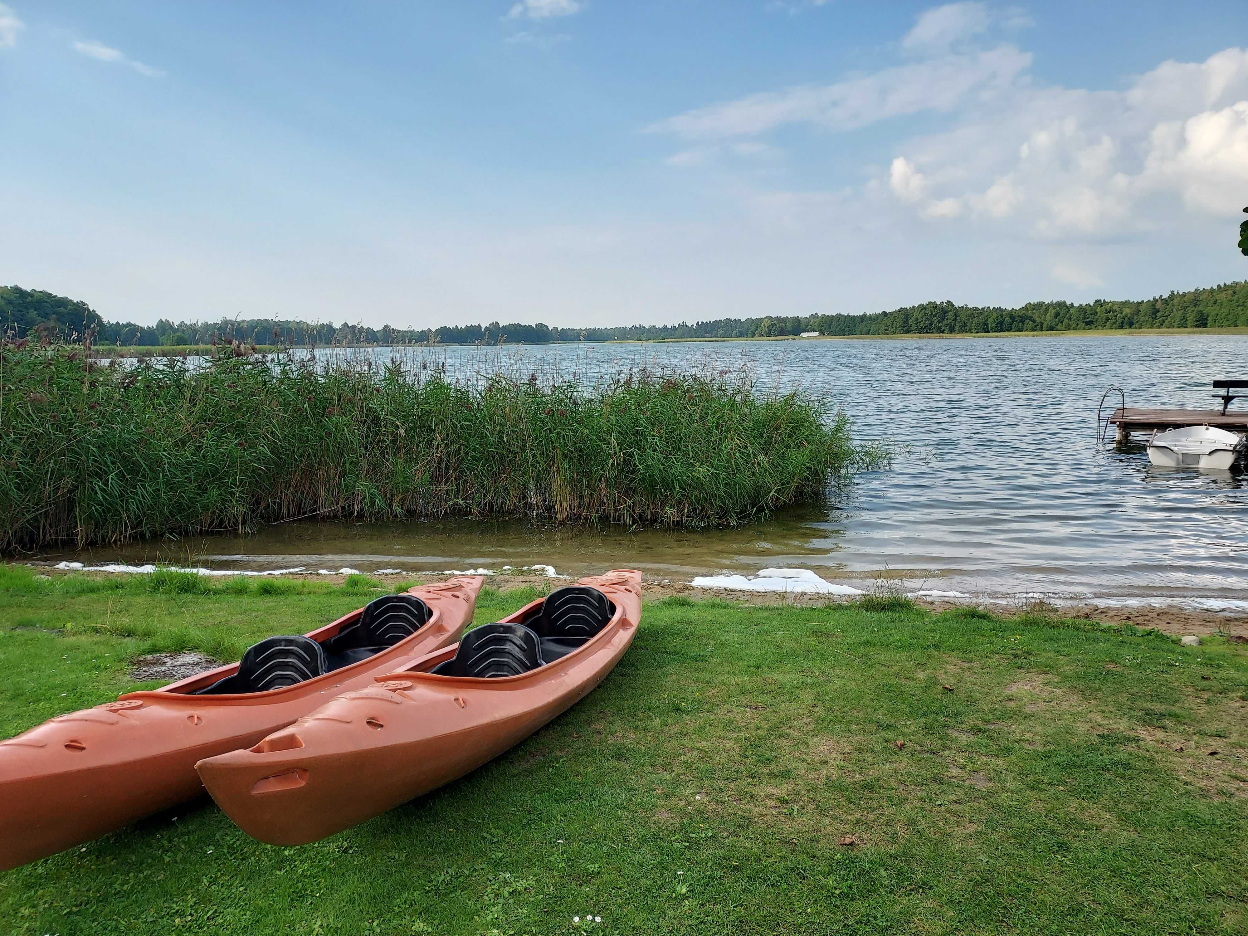 Domek letniskowy Mazury 2, nad jeziorem, wlasna linia brzegowa