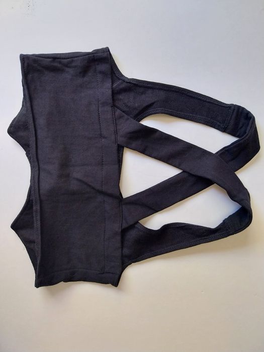 Colete preto curto mulher - tamanho S - black vest woman
