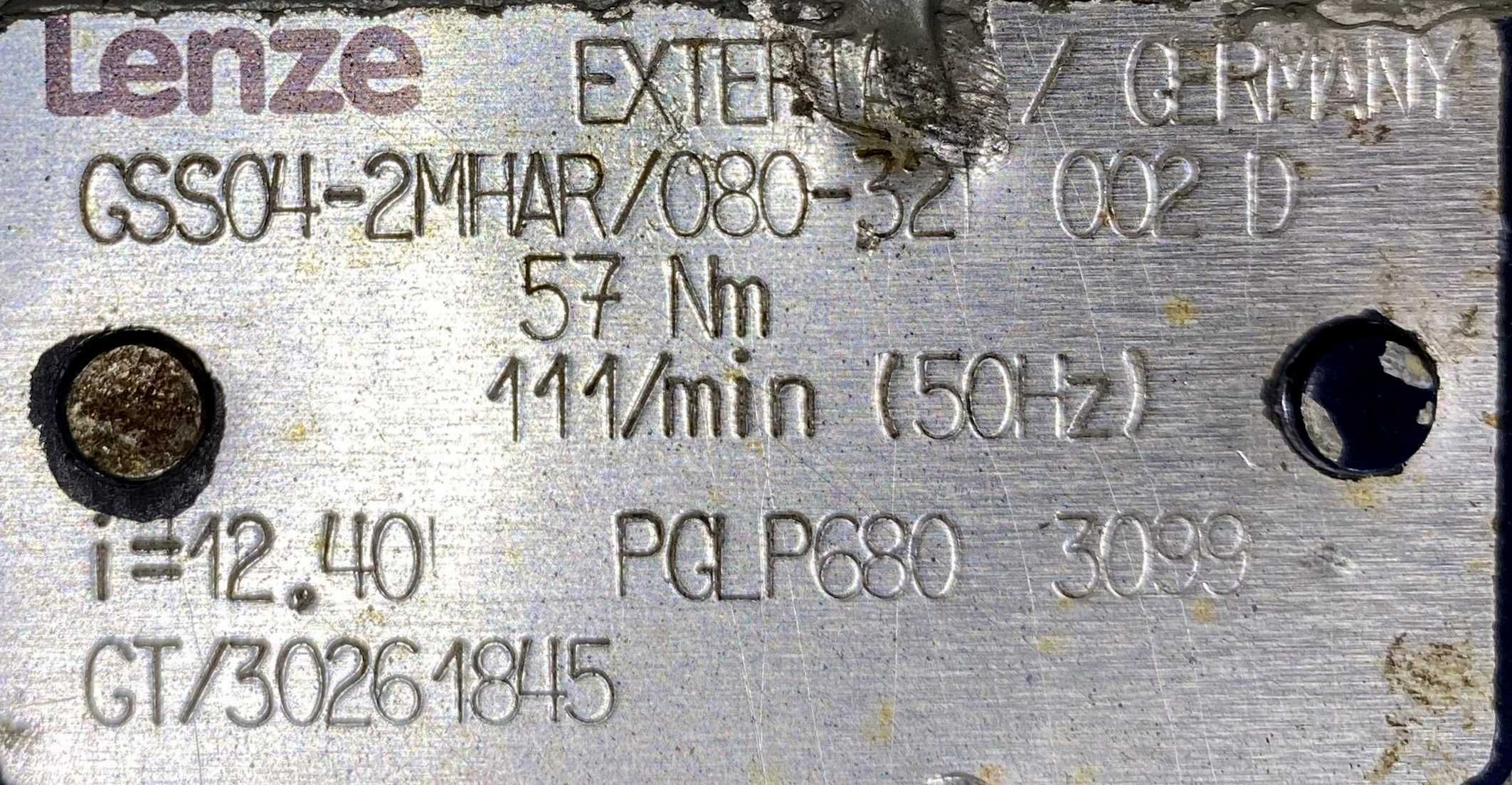 motoreduktor / przekładnia 0,75kW 111obr. 3fazowy HAMULEC Lenze