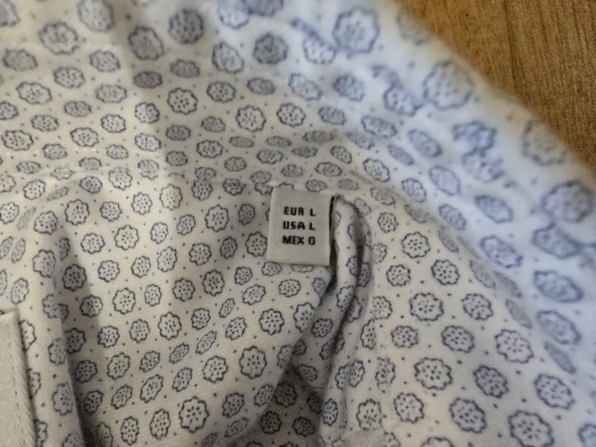 Koszula biznesowa, z motywem, Massimo Dutti, L