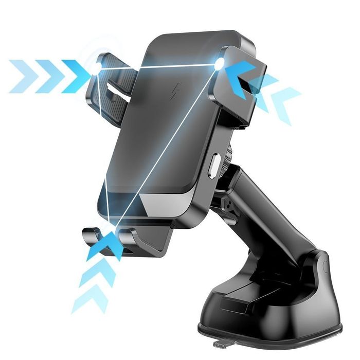 Uchwyt Samochodowy Z Ładowarką Bezprzewodową Jr-Zs219 15W Black