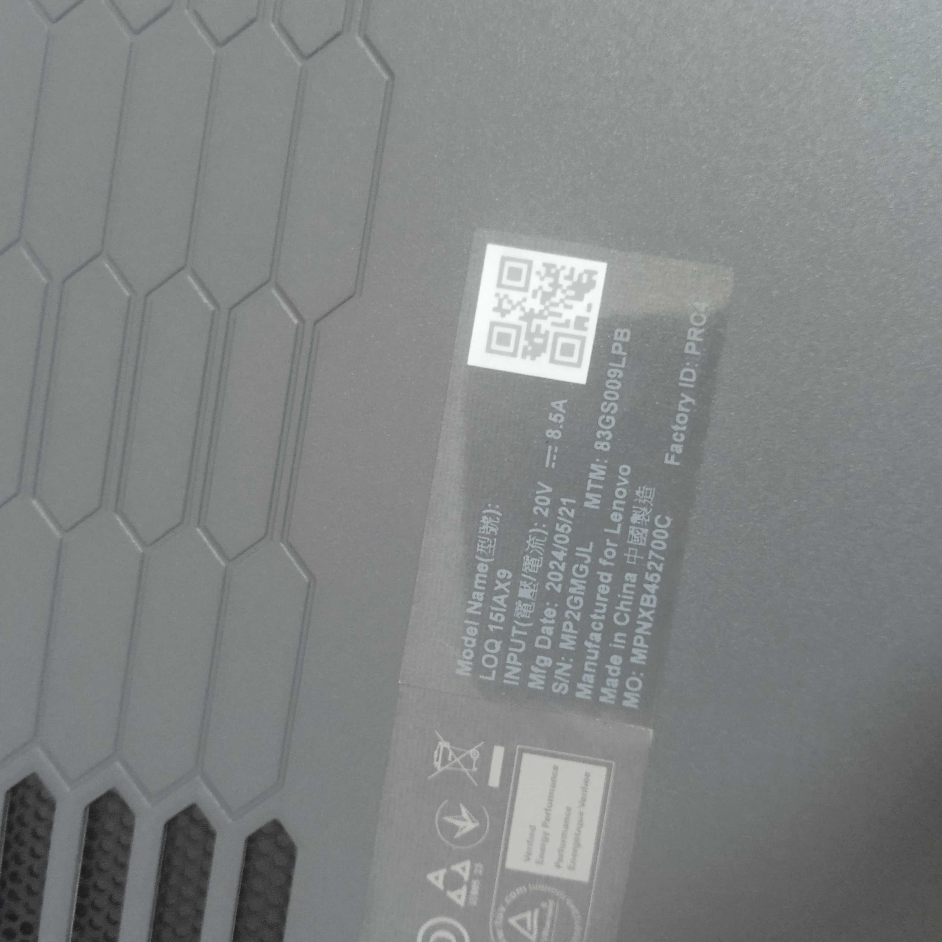 Laptop Lenovo Intel i5