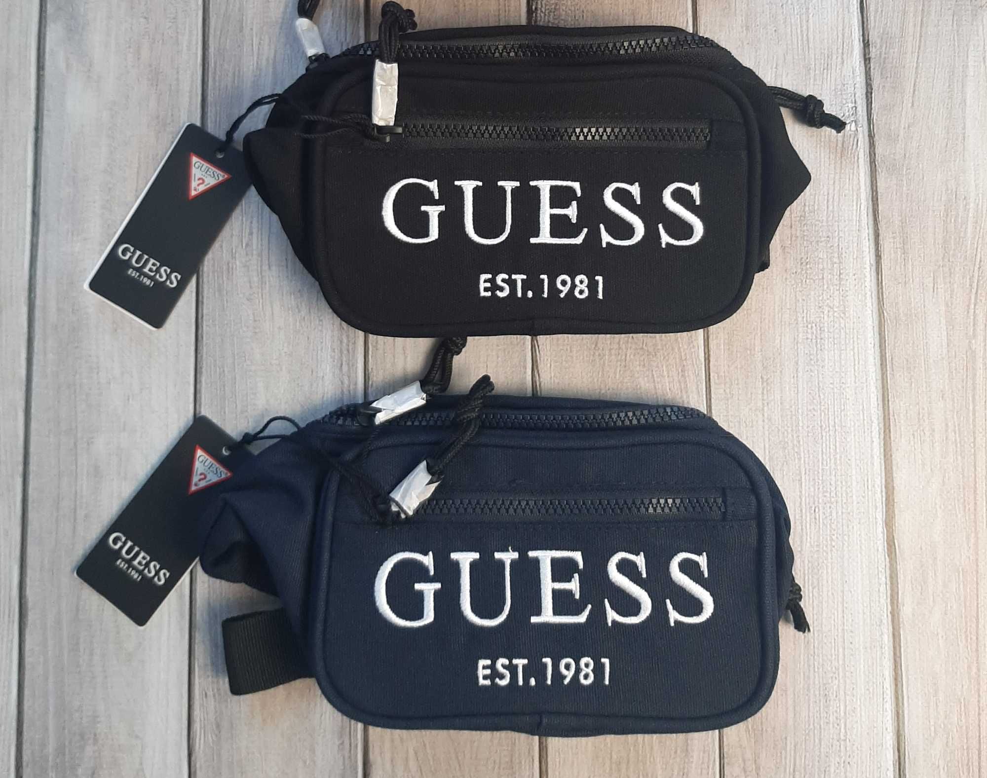 Оригинальная сумка на пояс Guess