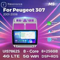 Штатна магнітола Peugeot 307 android GPS навігація пежо