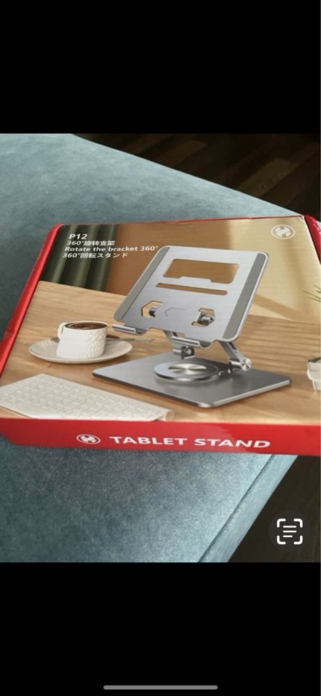 Suporte de tablet rotativo