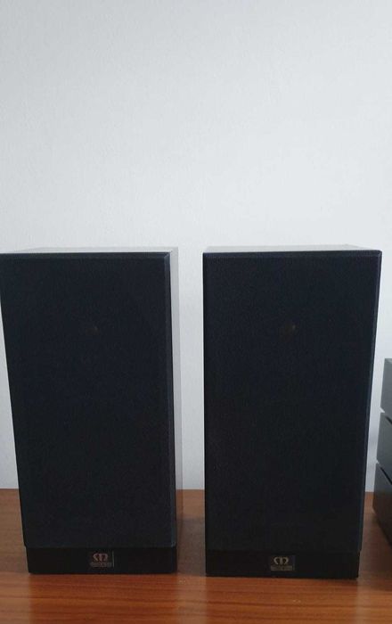 Amplificador Pré Sintonizador  Quad 306, 34, FM4 Colunas Monitor Audio