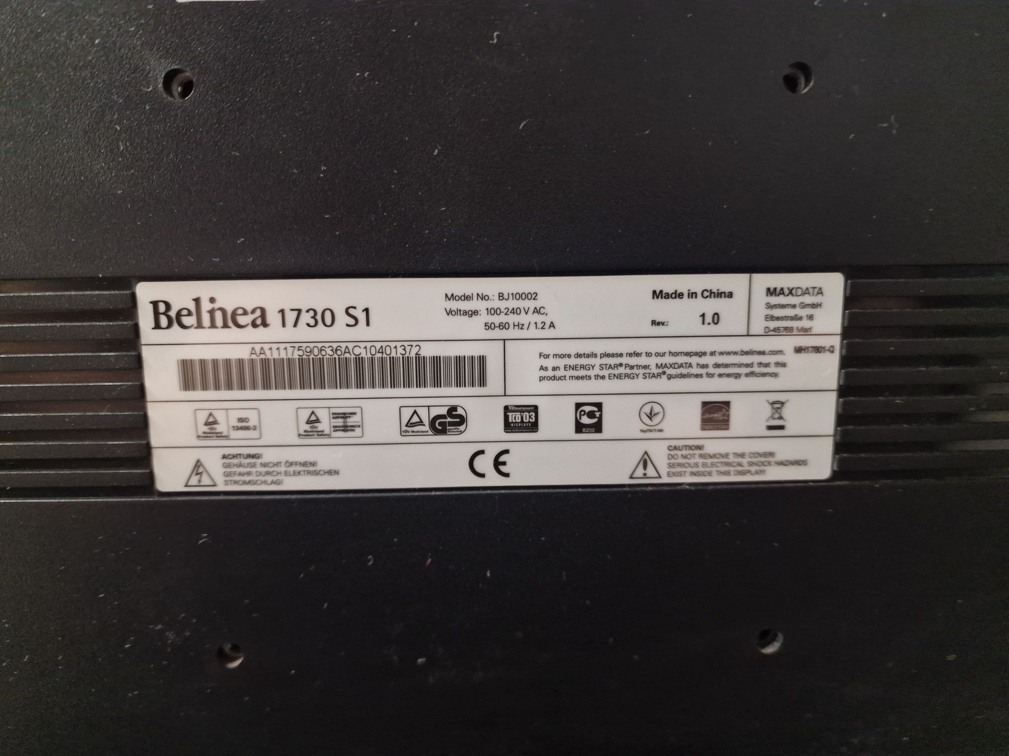 Monitor Belinea 17cali