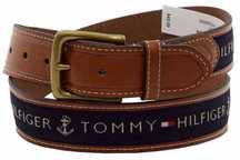 Tommy Hilfiger Новый 100% оригинал кожаный пояс США US 36 106см синий