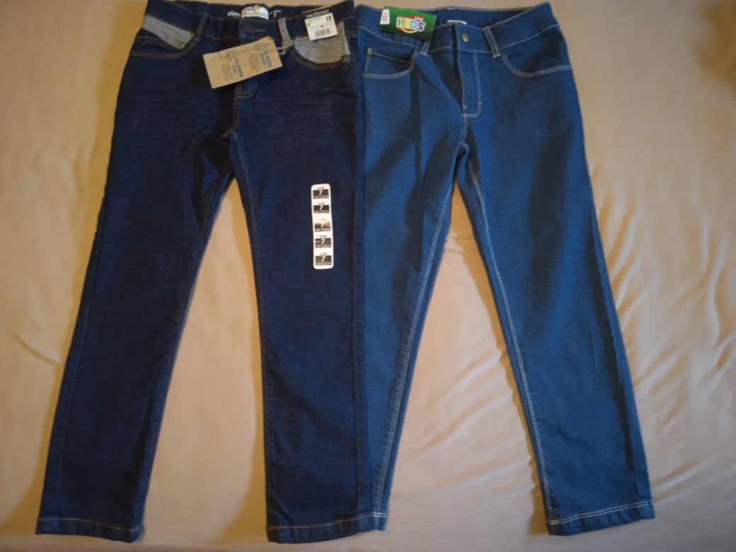 Spodnie chłopięce jeansy 122 nowe