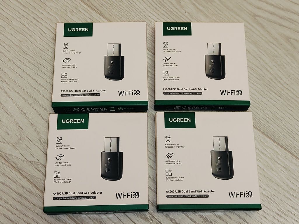 UGREEN WiFi 6 AX900 5G/2.4G USB адаптер CM762