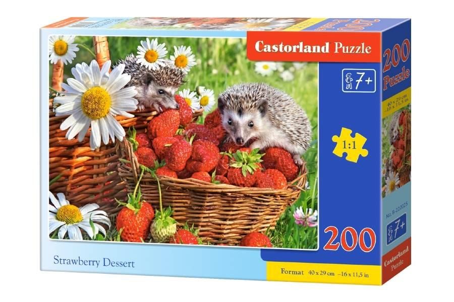 Puzzle dla dzieci bajkowe bajki  200-elementów Strawberry Dessert