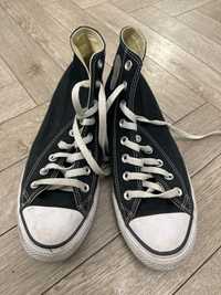 Кеды мужские Converse чёрные 42.5р(27.5см) как новые